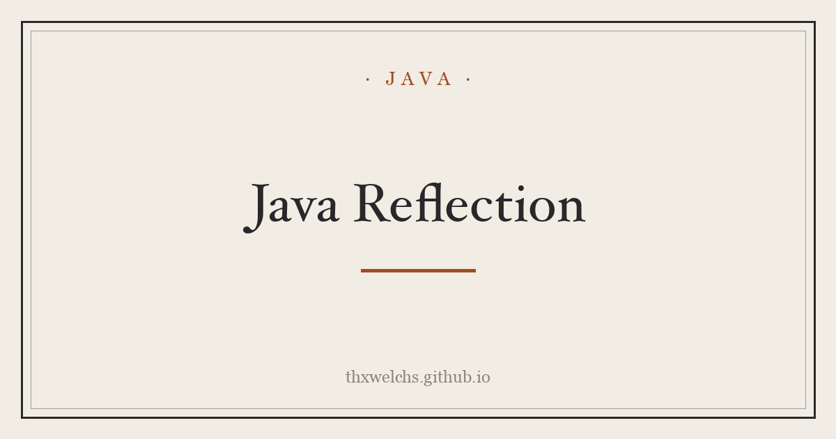 Java Reflection